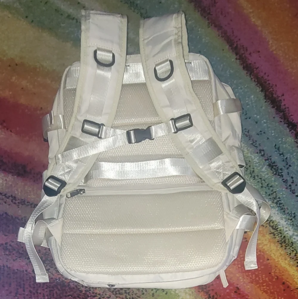 Cream Travel Backpack - Picture 11 of 14